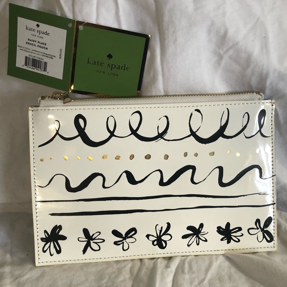 Kate spade Daisy Place pencil pouch